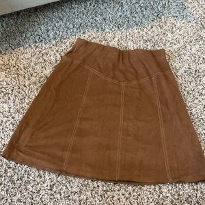 Suede like skirt